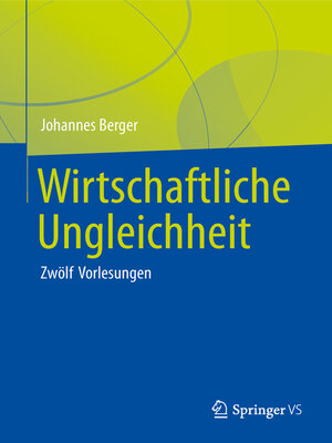 cover image of Wirtschaftliche Ungleichheit